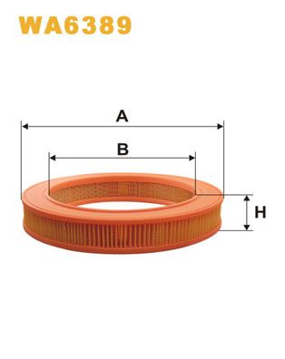 WIX FILTERS oro filtras WA6389